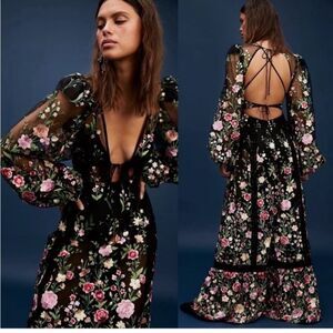 NWT For Love and Lemons Luna Maxi Dress XS‎